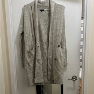 J. Crew Heather Gray Knit Cardigan